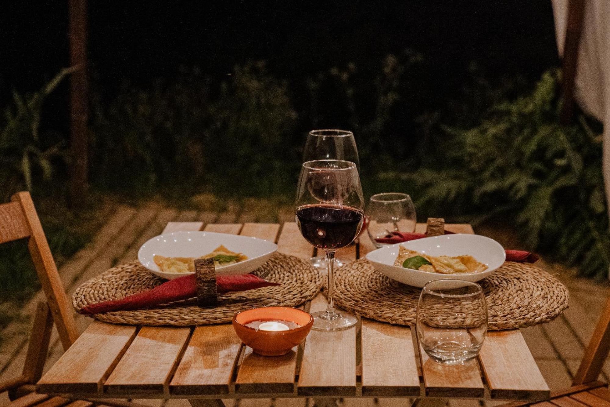 Glamping Le Dune Cinigiano Bagian luar foto